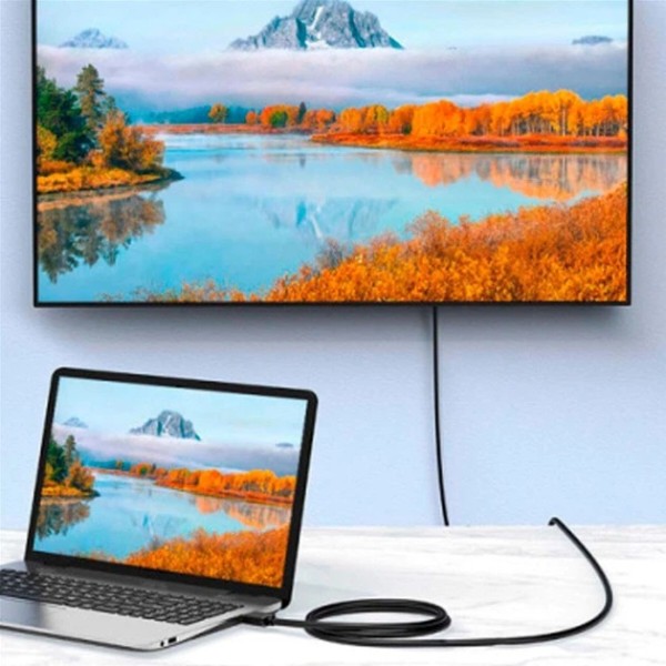 Фото - Кабель HDMI Earldom HDMI-HDMI ET-W24 4K/2M Black (HD-000006)